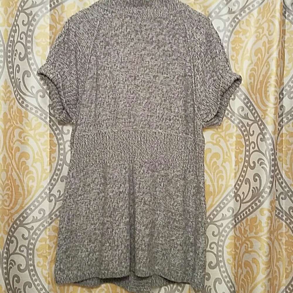 Heathered Grey and white Sweater - Picture 5 of 5